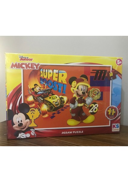 Mickey 50 Parça Çocuk Puzzle