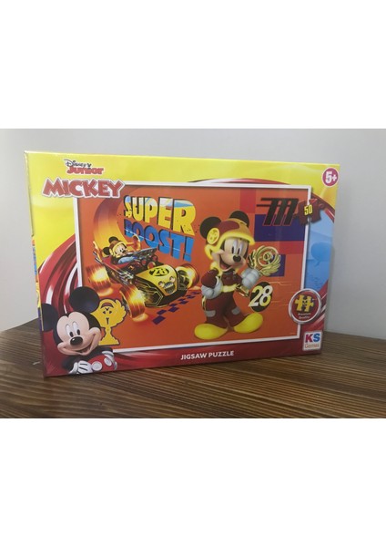 Mickey 50 Parça Çocuk Puzzle