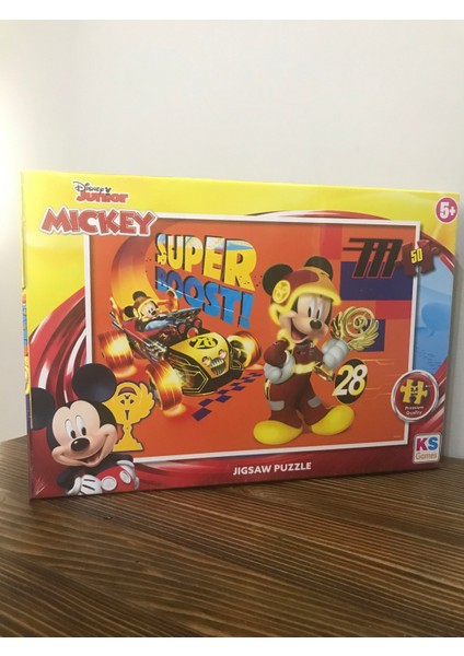 Mickey 50 Parça Çocuk Puzzle