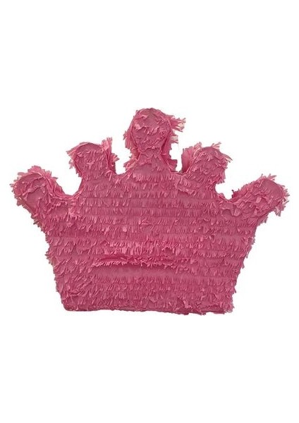 Kral / Kraliçe Taç Şekilli Pinyata Pembe 50X10X38CM