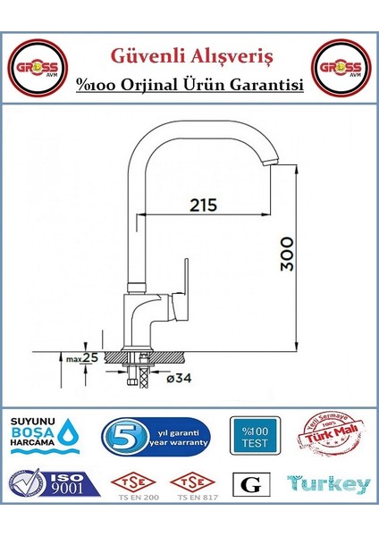 Uzay Spectra Mix Mutfak Evye Bataryası - 40'lık Kartuş - 5 Yıl Garanti - Orjinal Ürün modelleri