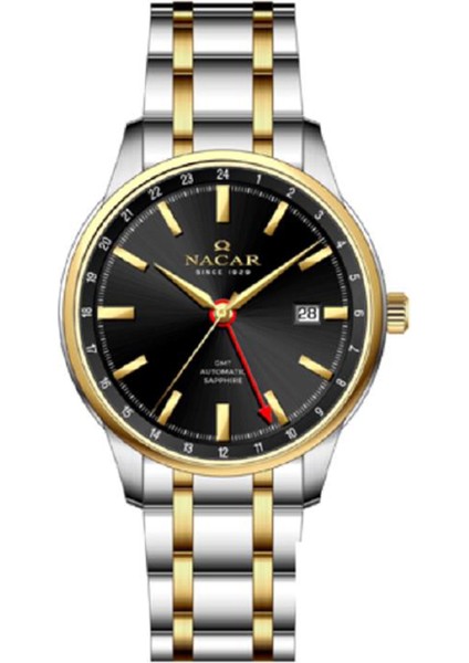 Safir Cam Klasik Erkek Kol Saati NC42-299357-CBM