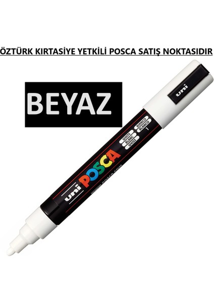 Posca Beyaz Marker Pc-3m (0.9-1.3mm) Poska PC3M Pc - 3m