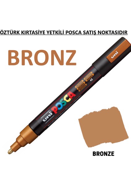 Posca Bronz Marker Pc-3m (0.9-1.3mm) Poska PC3M Pc - 3m