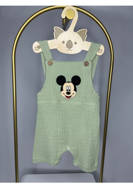 Erkek Bebek Mickey Mousebaskılı Tulum+ Pamuklu Mickey Mouse Tişört fırsatları
