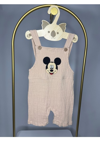 Erkek Bebek Mickey Mousebaskılı Tulum+ Pamuklu Mickey Mouse Tişört indirimleri