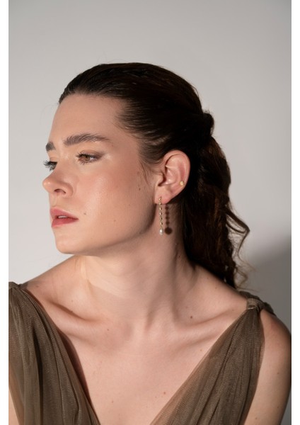 Juileta İnci Küpe - Gold modelleri