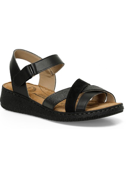 105502.Z5FX Siyah Kadın Comfort Sandalet fiyatları