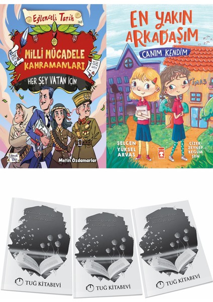 Milli Mücadele Kahramanları Her Şey Vatan Için ve En Yakın Arkadaşım Canım Kendim + Hediyeli