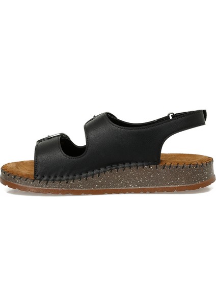 105495.Z5FX Siyah Kadın Comfort Sandalet modelleri