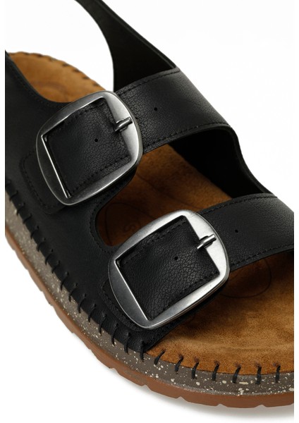 105495.Z5FX Siyah Kadın Comfort Sandalet