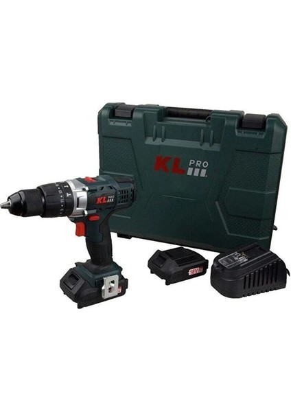 18V 2.0 Ah Şarjlı Darbeli Vidalama ve Matkap Tek Akü