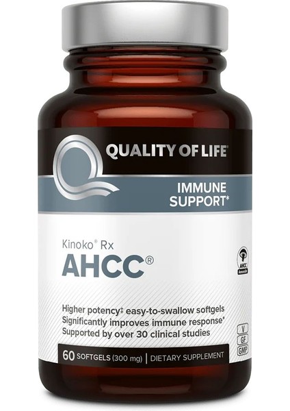 Kinoko Rx Ahcc 300 mg 60 Softgels