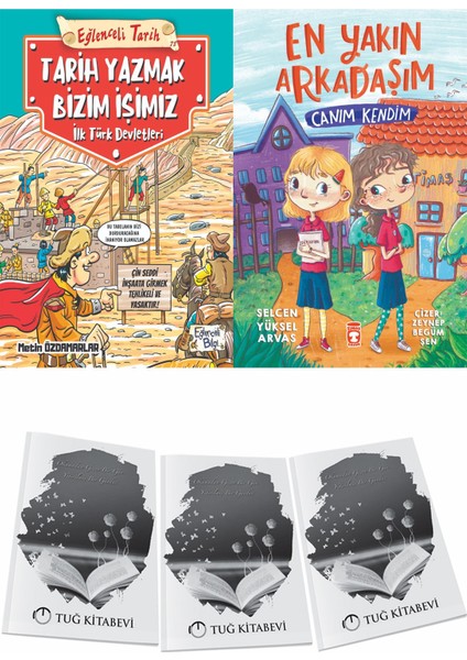 Tarih Yazmak Bizim Işimiz Ilk Türk Devletleri ve En Yakın Arkadaşım Canım Kendim + Hediyeli