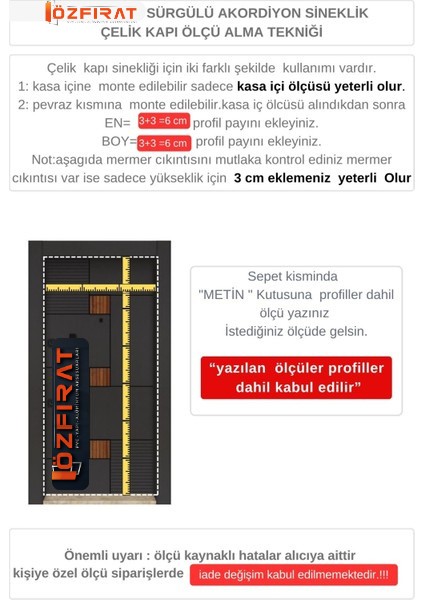 Plise Pileli Sürgülü [EN70 x Boy 140CM] Akordiyon Kayar Kapı - Pencere Sineklik (Demir Kapı ,ahşap Kapı, Çelik Kapı Pimapen Kapı Sinekliği
