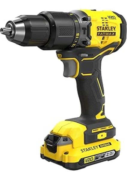 18V 2.0AH Li-Ion Çift Akülü Darbeli Matkap, Güçlü ve Hafif Kullanıma Uygun