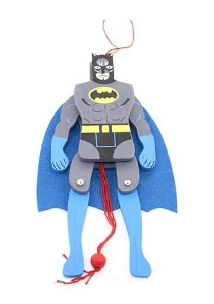 Ahşap Sallanan Batman Figürü