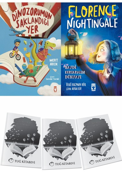 Dinozorumun Saklandığı Yer ve Florence Nightingale Haydi Kurtaralım Dünyayı 2 + Hediyeli