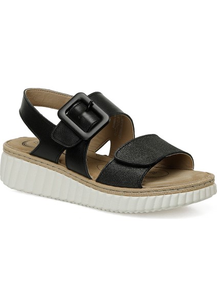 105518.Z5FX Siyah Kadın Comfort Sandalet fiyatları