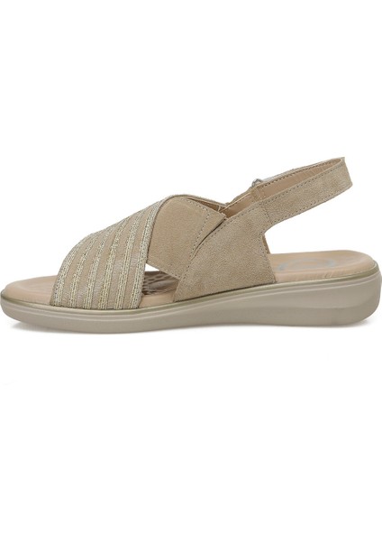 105521.Z5FX Bej Kadın Comfort Sandalet modelleri