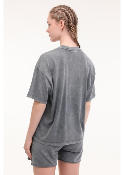 Wl Gale 11SY788 5fx Gri Kadın Kısa Kol T-Shirt fiyatları