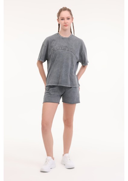 Wl Gale 11SY788 5fx Gri Kadın Kısa Kol T-Shirt modelleri