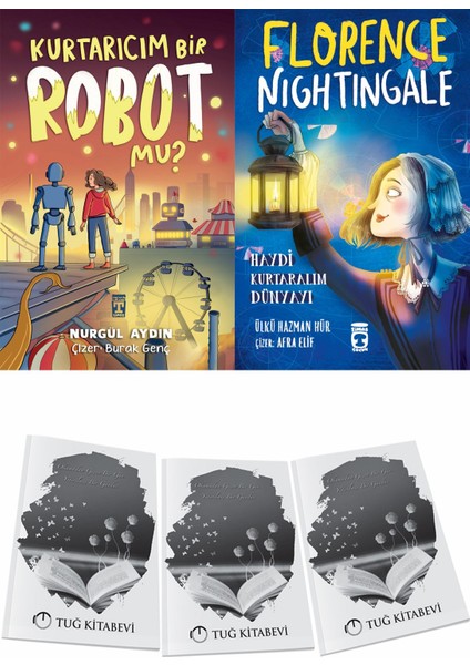 Kurtarıcım Bir Robot Mu? ve Florence Nightingale Haydi Kurtaralım Dünyayı 2 + Hediyeli