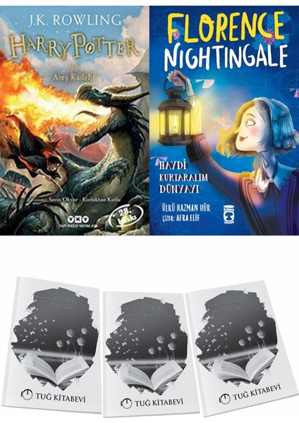 Harry Potter ve Ateş Kadehi ve Florence Nightingale Haydi Kurtaralım Dünyayı 2 + Hediyeli