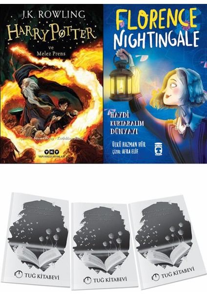 Harry Potter ve Melez Prens ve Florence Nightingale Haydi Kurtaralım Dünyayı 2 + Hediyeli