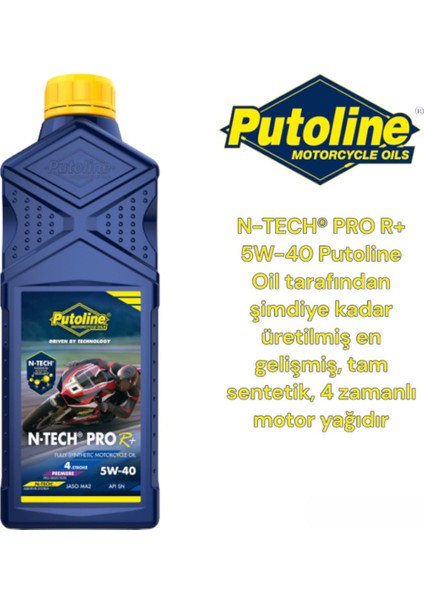 Putolıne N-Tech Pro R+ 5W-40 Motosiklet Yağı