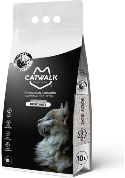 2 x 10 Lt Aktif Karbonlu Bentonit Topaklanan Kedi Kumu modelleri