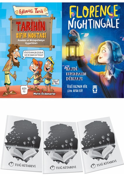 Tarihin Sıfır Noktası Anadolu ve Mezopotamya Uygarlıkları ve Florence Nightingale Haydi Kurtaralım Dünyayı 2 + Hediyeli