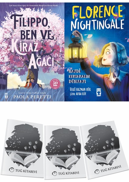 Filippo Ben ve Kiraz Ağacı ve Florence Nightingale Haydi Kurtaralım Dünyayı 2 + Hediyeli