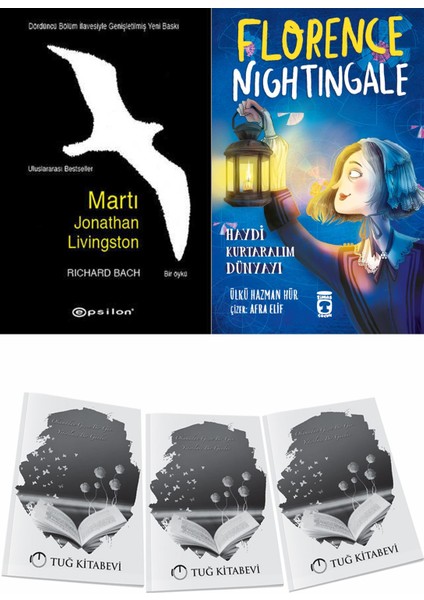 Martı Jonathan Livingston ve Florence Nightingale Haydi Kurtaralım Dünyayı 2 + Hediyeli
