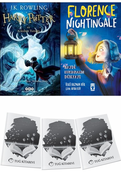 Harry Potter ve Azkaban Tutsağı ve Florence Nightingale Haydi Kurtaralım Dünyayı 2 + Hediyeli