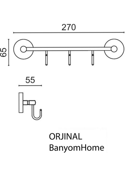Clk Paslanmaz Pirinç Karaca 3’lü Set Askılık Havlu Askısı Altın Gold fiyatları
