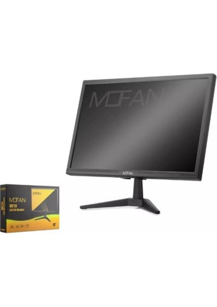 MF19 LED Hd Monitör Hoparlör HDMI + VGA 75HZ 1440X900 IPS Panel Siyah