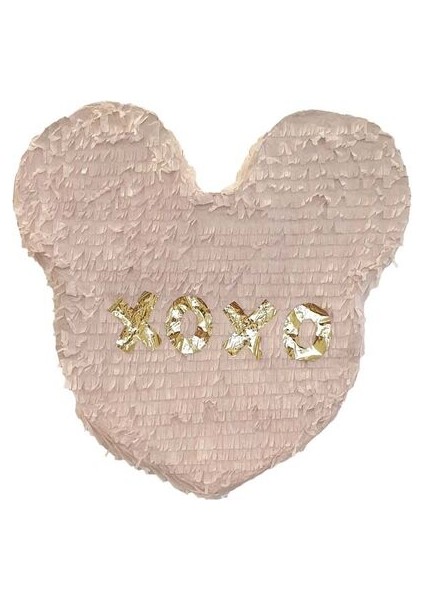 Minnie Pembe Xoxo Şekilli Pinyata 44X10X46CM