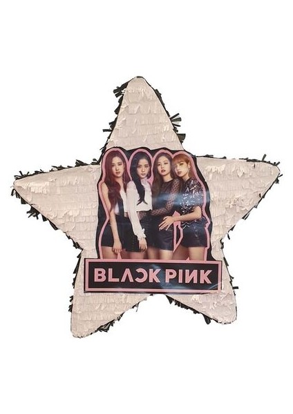 Black Pink Şekilli Pinyata 46X10X46CM