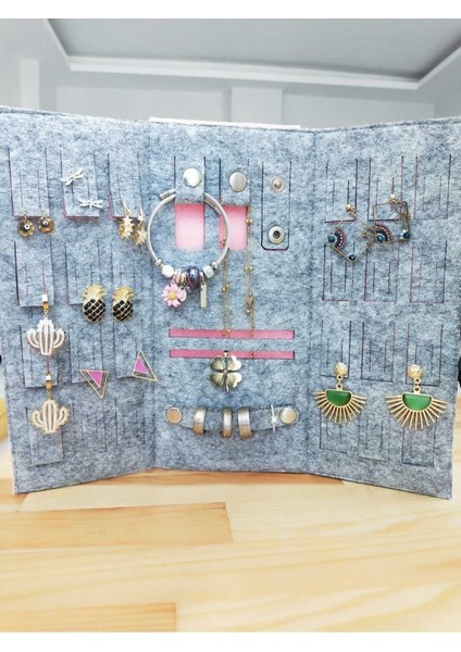 Katlanabilir Seyahat Takı ve Cüzdan Düzenleyici, Pembe Renkli Organizer fırsatları