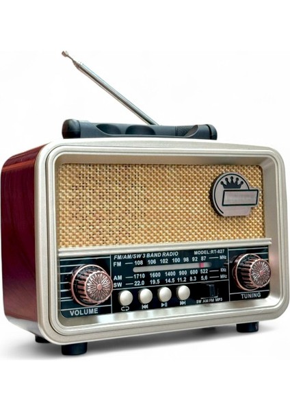 Nostalji Trend Radyo,güneş Panelli Nostaljik Radyo(Bluetooth Özellikli)
