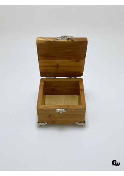 Doğal Ahşap Takı Kutusu Ahşap Saklama Kutusu(Kiraz AĞACI)(BOY:12CM EN:12CM Yük:8cm) modelleri