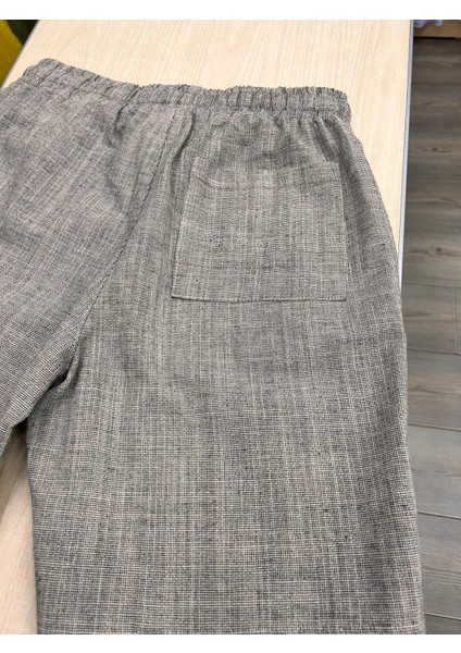 Erkek Kırçıllı Desen %100 Pamuk Keten Şort Güney 3270 modelleri