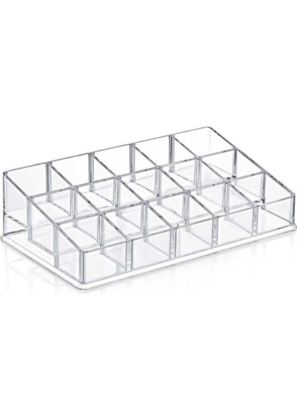 15 Gözlü Çok Amaçlı Düzenleyici, Beyaz, Pratik ve Şık Tasarım