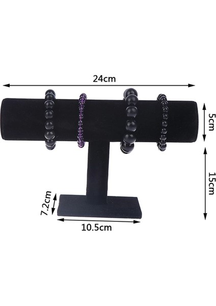 Beyaz Bileklik ve Saat Standı, Şık ve Kullanışlı Takı Düzenleyici