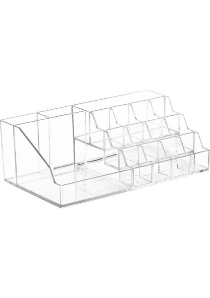 Şeffaf Büyük Kristal Makyaj Düzenleyici, Masaya Şıklık Katın fiyatları