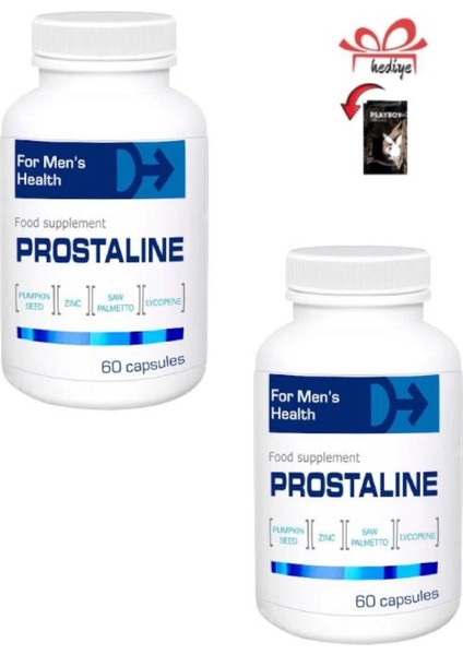 Prostaline Prostatla Sorunu Olan Erkeklere Akış Rahatlatma Desteği 60'lı x 2 Adet Jelle