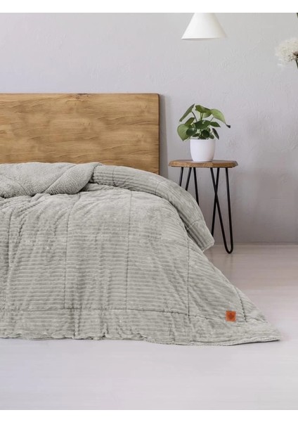 Cotton Box Wave Gri Çift Kişilik Yorgan