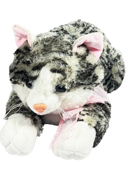PJH14318 Peluş 36 cm Sesli Kedi - 1 Adet Stokta Olan Gönderilir