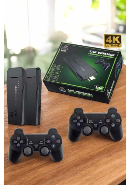 Gaming Atari 2.4g Uyumlu Kablosuz Çift Kol Game Stick fiyatları